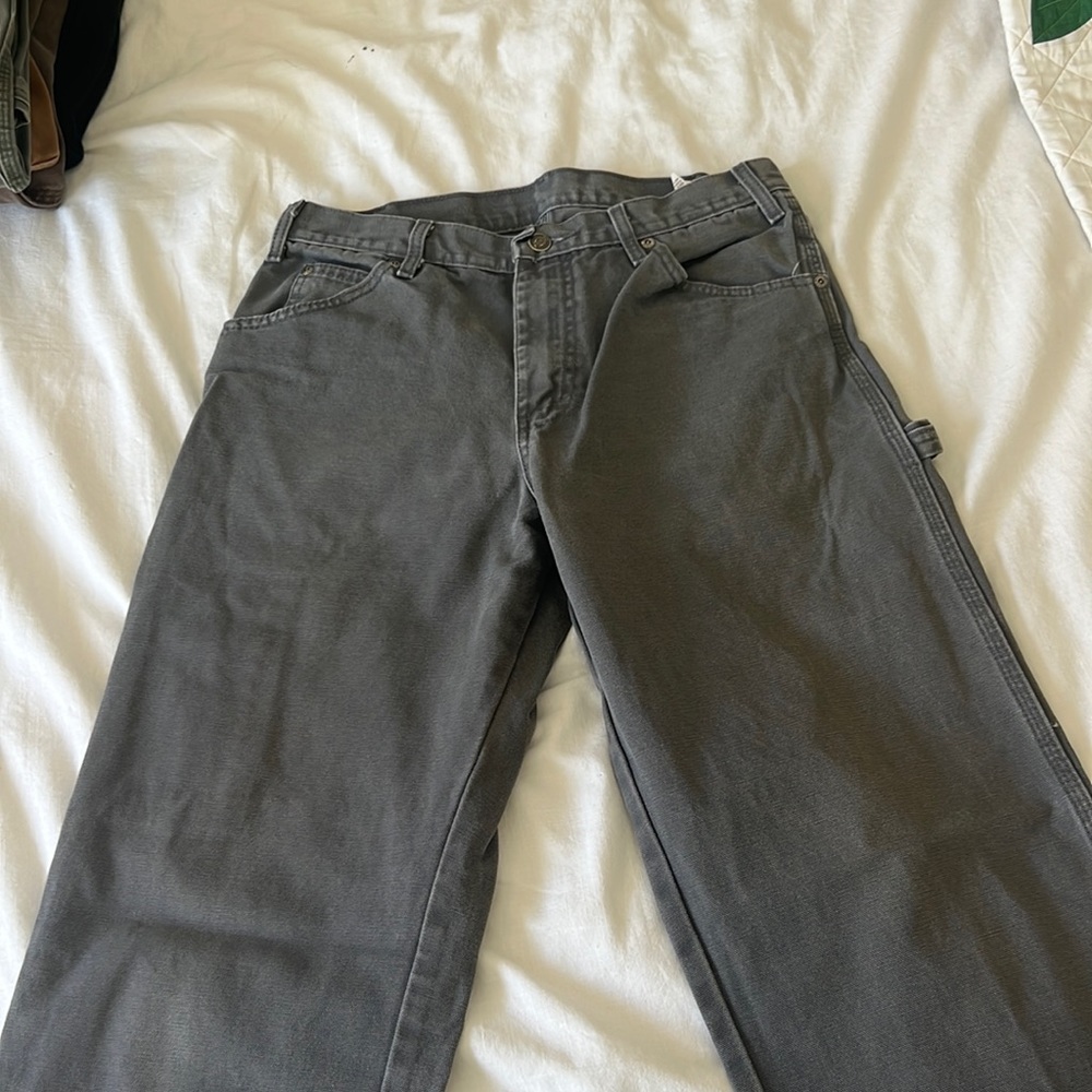 Gray dickies work pants